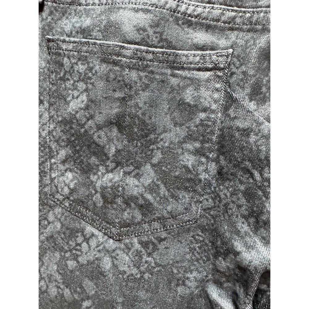 NEW RAG & BONE Sz27 NINA HIGH-RISE COATED SNAKEFOIL ANKLE STRETCH JEANS - Picture 10 of 11